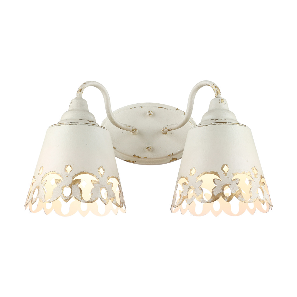 Wry Lighting Eloise 2-light Vanity in Antique Ivory